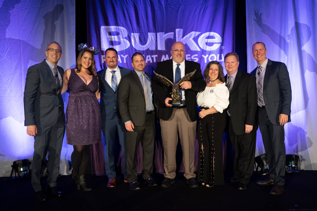 fun abounds received a “Top Dealer” award by Burke in 2016. | fun abounds